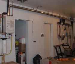 long running and pretty tankless install