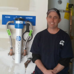 Water softener filtration system install