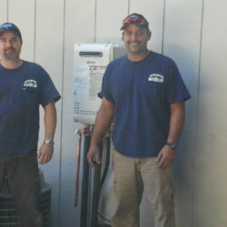Teamwork tankless install