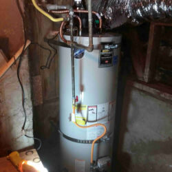 Power Vent Water Heater Installation